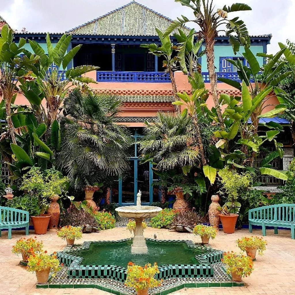 Majorelle Oasis and Moroccan Colors