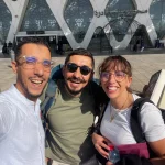 Smiling Goodbyes at Marrakech Airport With Adnane and Our Wonderful Guests