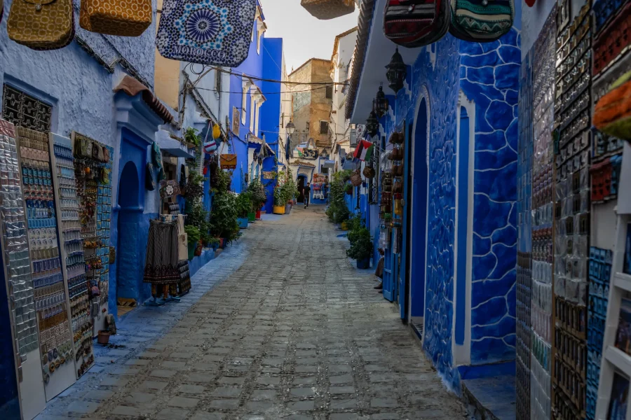 4 days North of Morocco tour featuring Tangier, Chefchaouen Blue City, historic medinas, and scenic landscapes