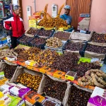 Premium Medjool dates from Morocco photographed in the Sahara Desert oasis